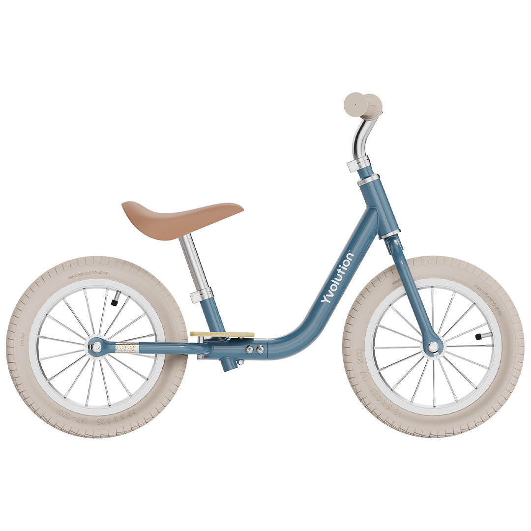yvolution loopfiets classic balance bike air - blauw | 03YT52B4 | 