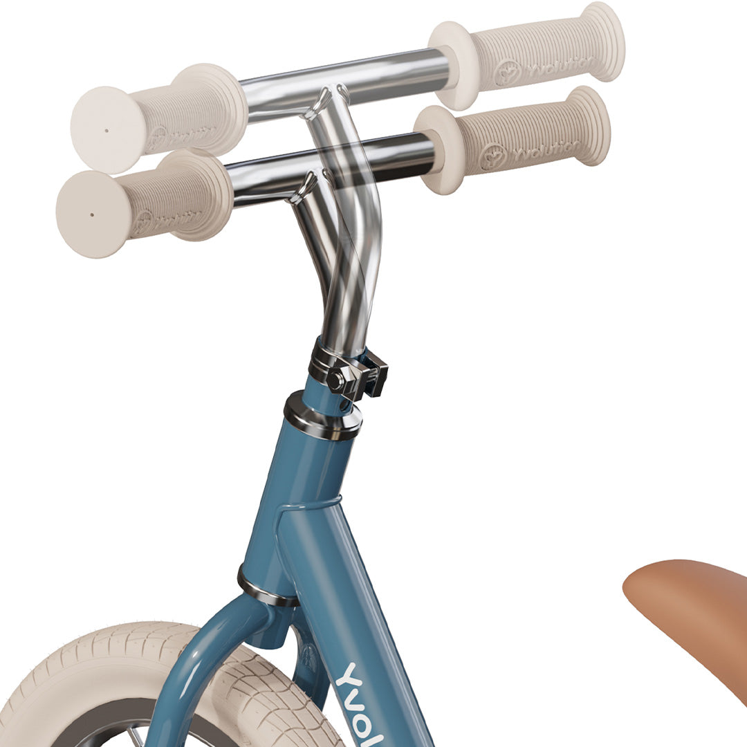 yvolution loopfiets classic balance bike air - blauw | 03YT52B4 | 3