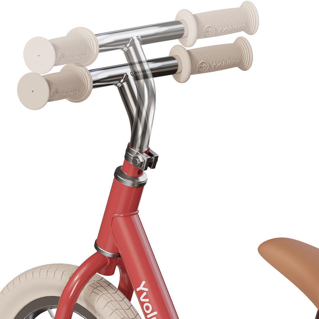 yvolution loopfiets classic balance bike air - rood | 03YT52R4 | 4