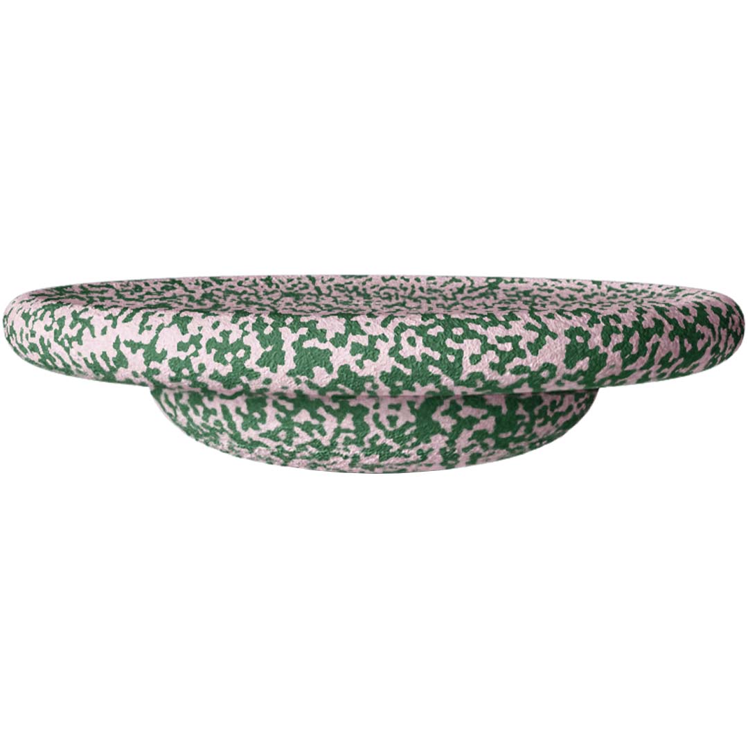111491 - stapelstein christmas special balance board - donkergroen & blush | 1