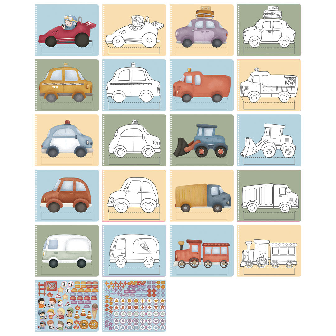 126831 | little dutch knutselboek jim's garage | 2