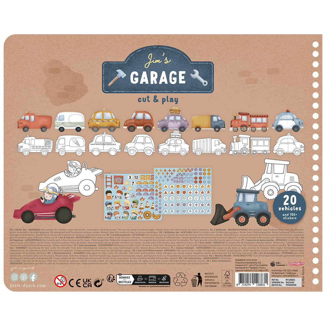 126831 | little dutch knutselboek jim's garage | 4
