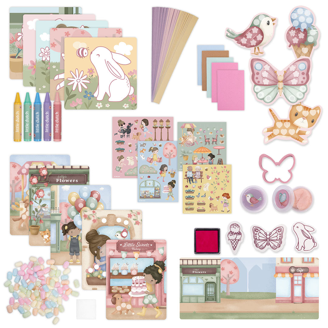 126862 | little dutch knutseldoos rosa's creative box | 2