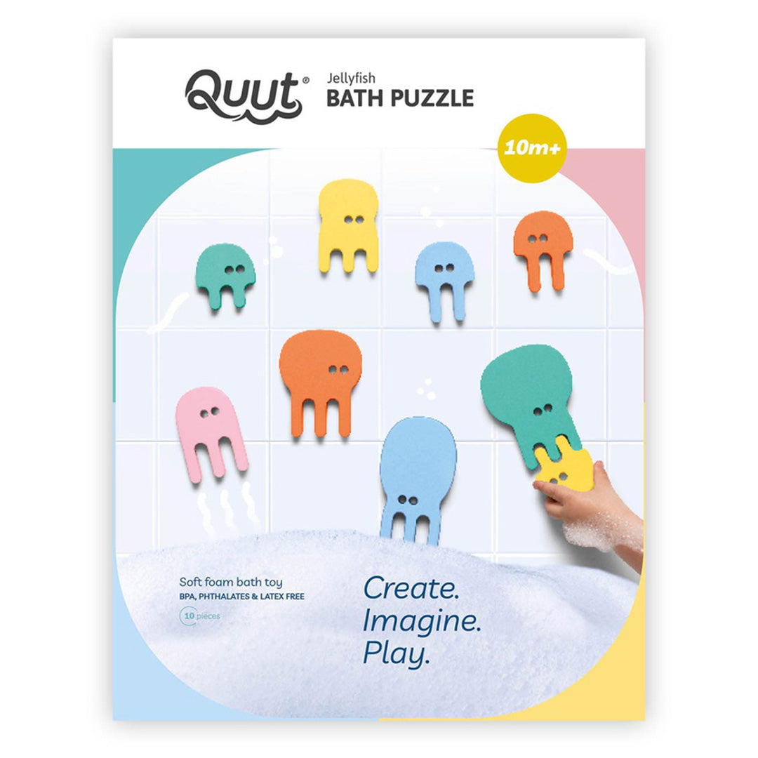 quut puzzle de bain méduses - 10 pcs