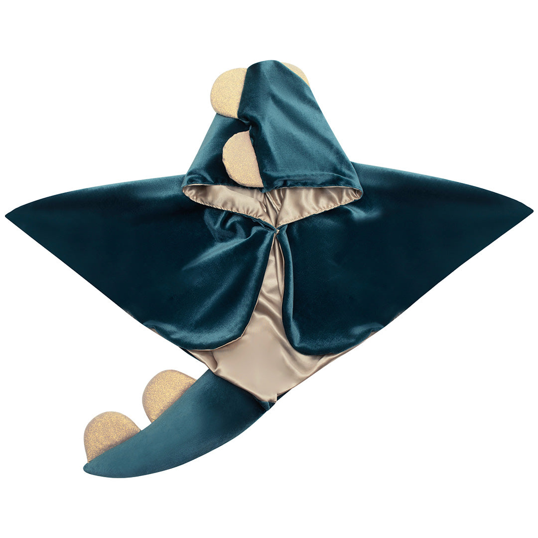 mimi & lula verkleedcape dinosaurus - groen | 175002-17 | 0