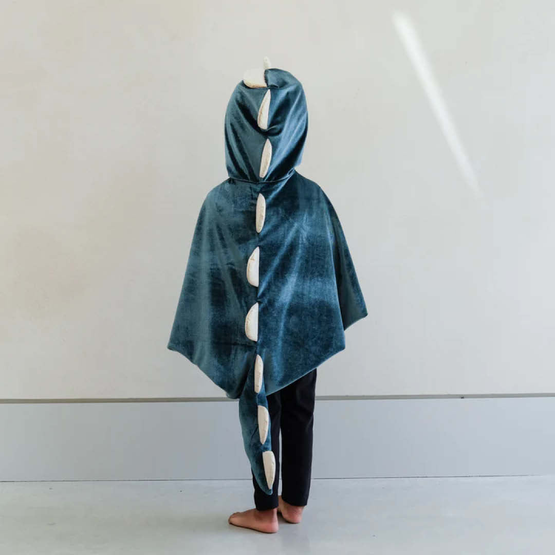 mimi & lula verkleedcape dinosaurus - groen | 175002-17 | 3
