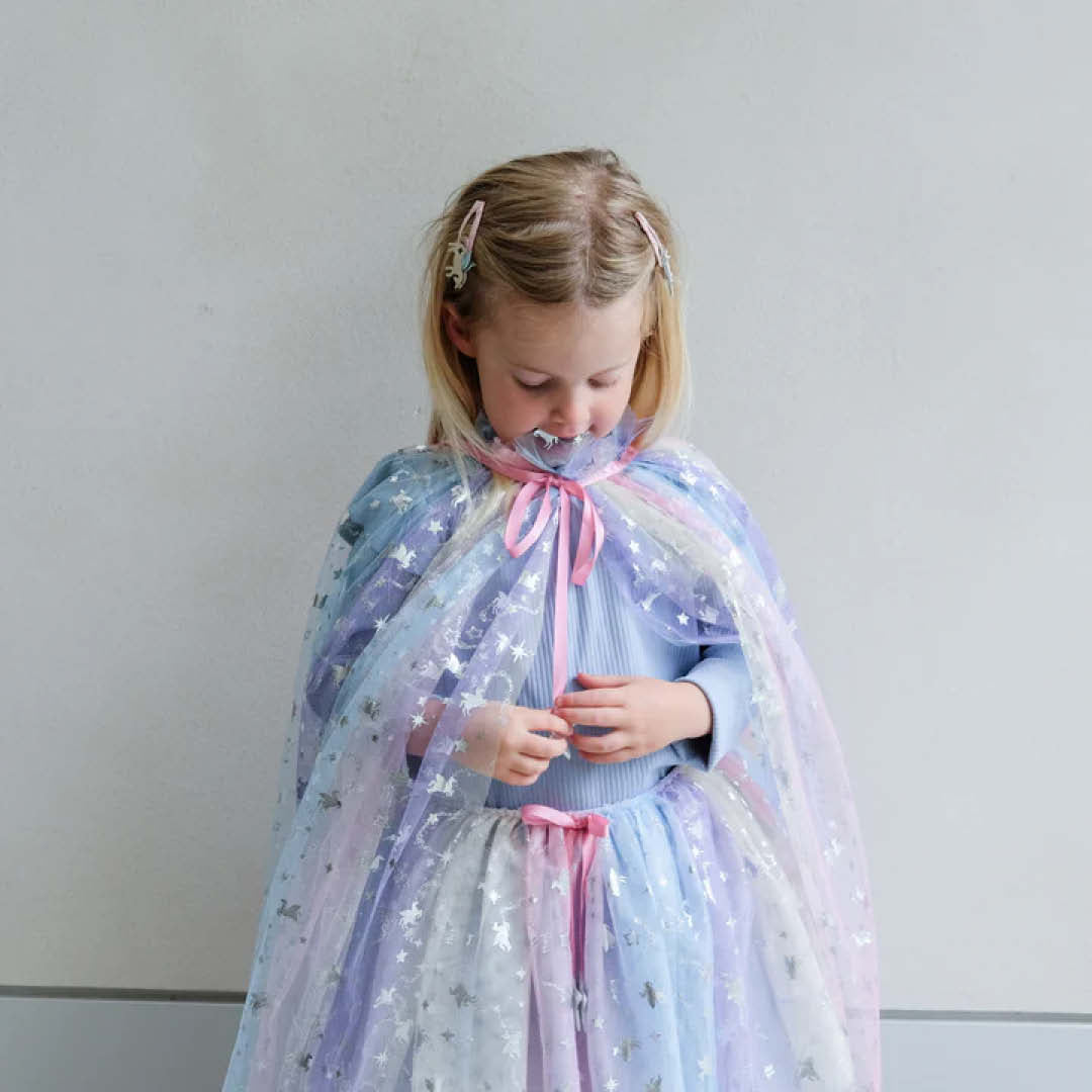 mimi & lula verkleedrok unicorn ombre - multi | 175025-23 | 2