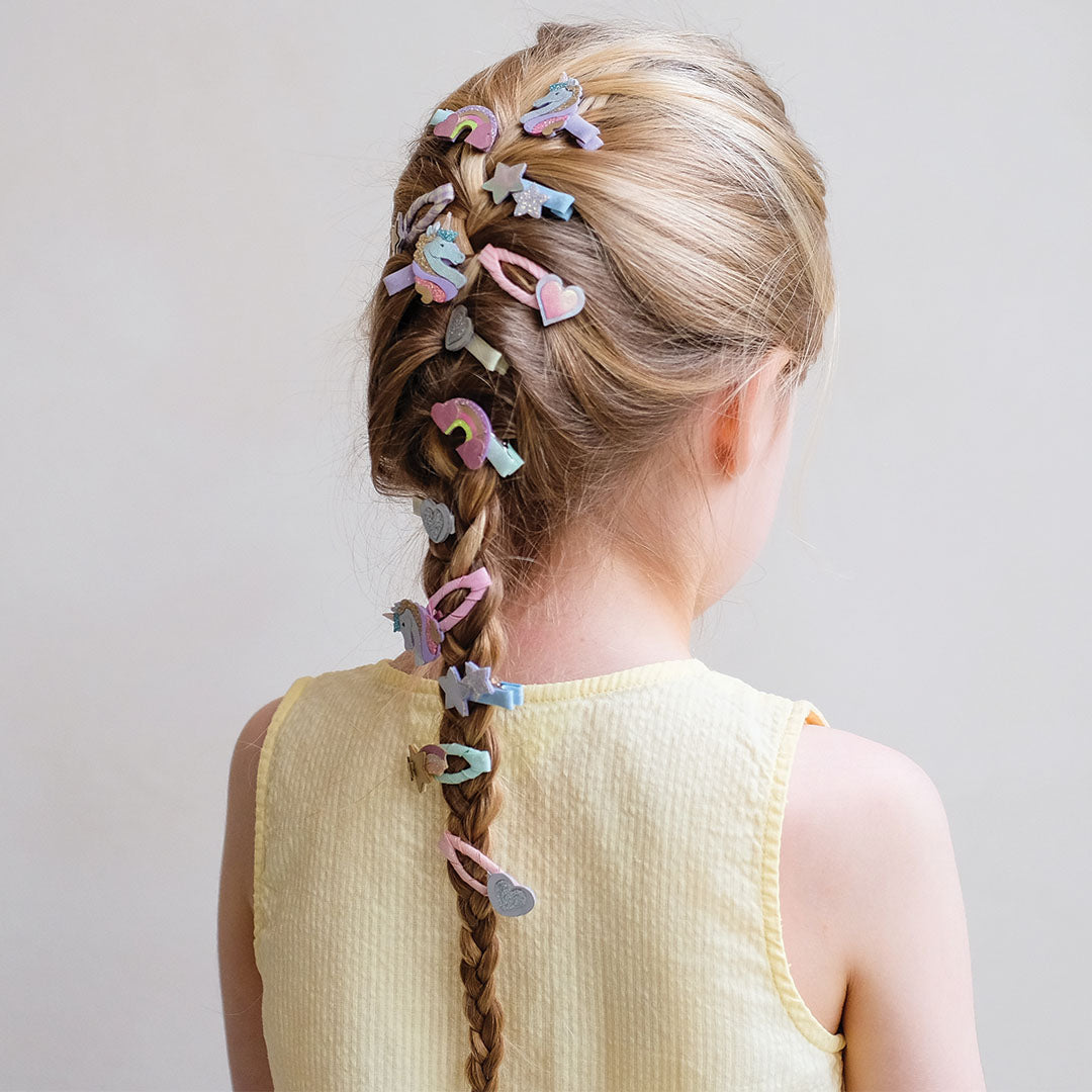 mimi & lula barrettes dreamy unicorn mini - 8 pcs