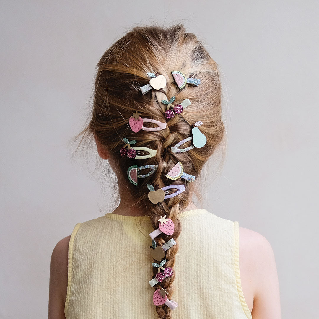mimi & lula haarclipjes fruit salad mini clips - 8 st | 182041-23 | 3