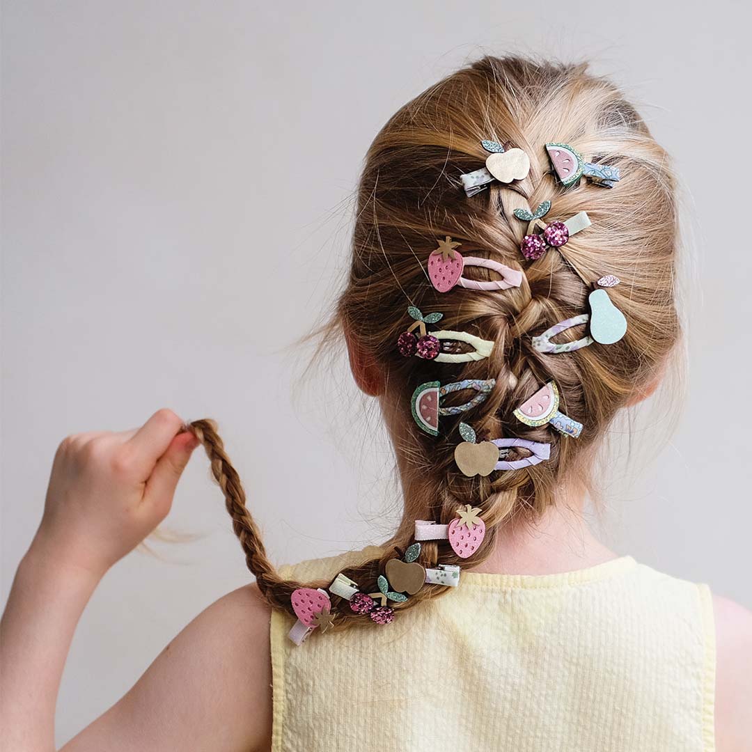 mimi & lula haarclipjes fruit salad mini clips - 8 st | 182041-23 | 2