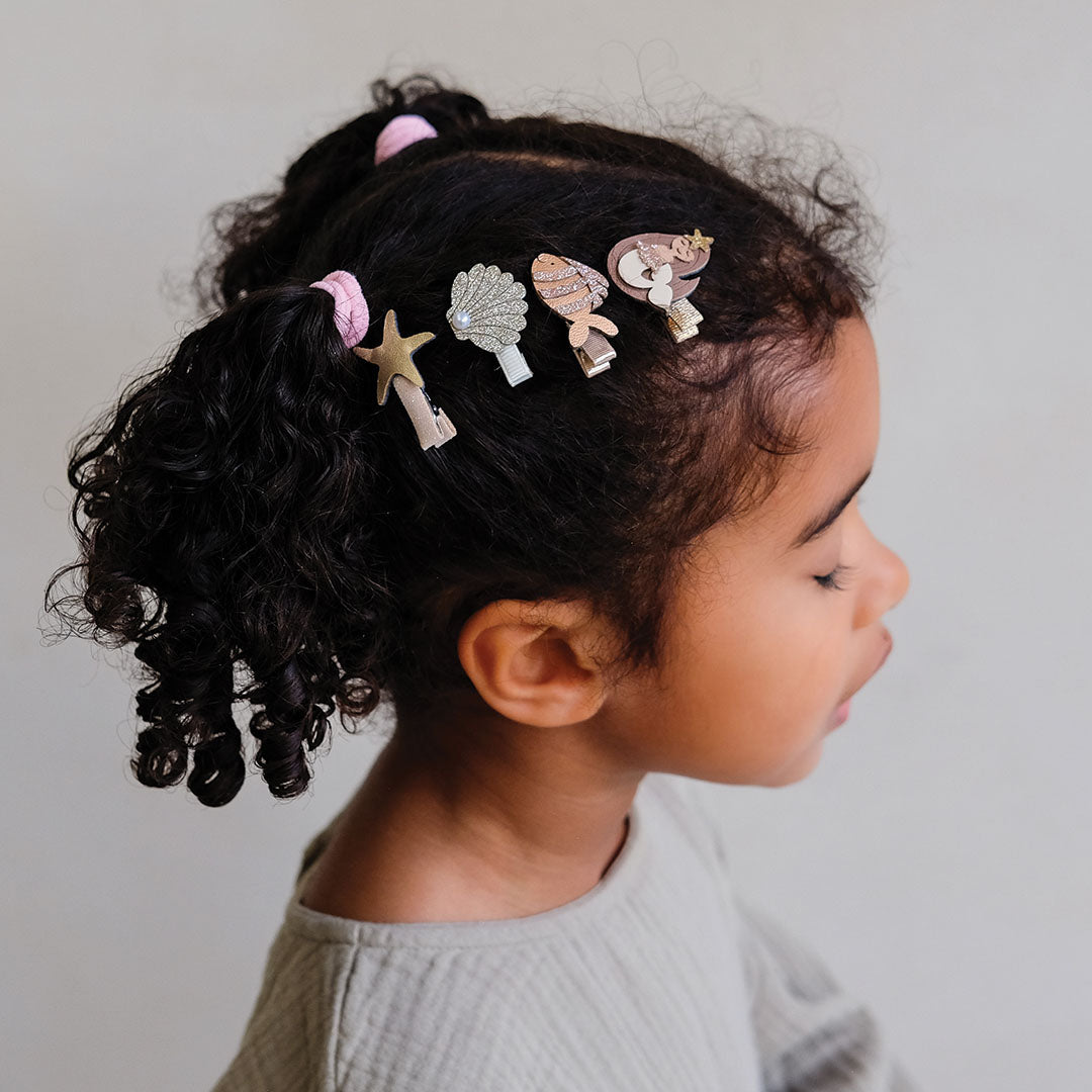 mimi & lula haarclipjes mermaid mini clips - 8st | 182044-08 | 2