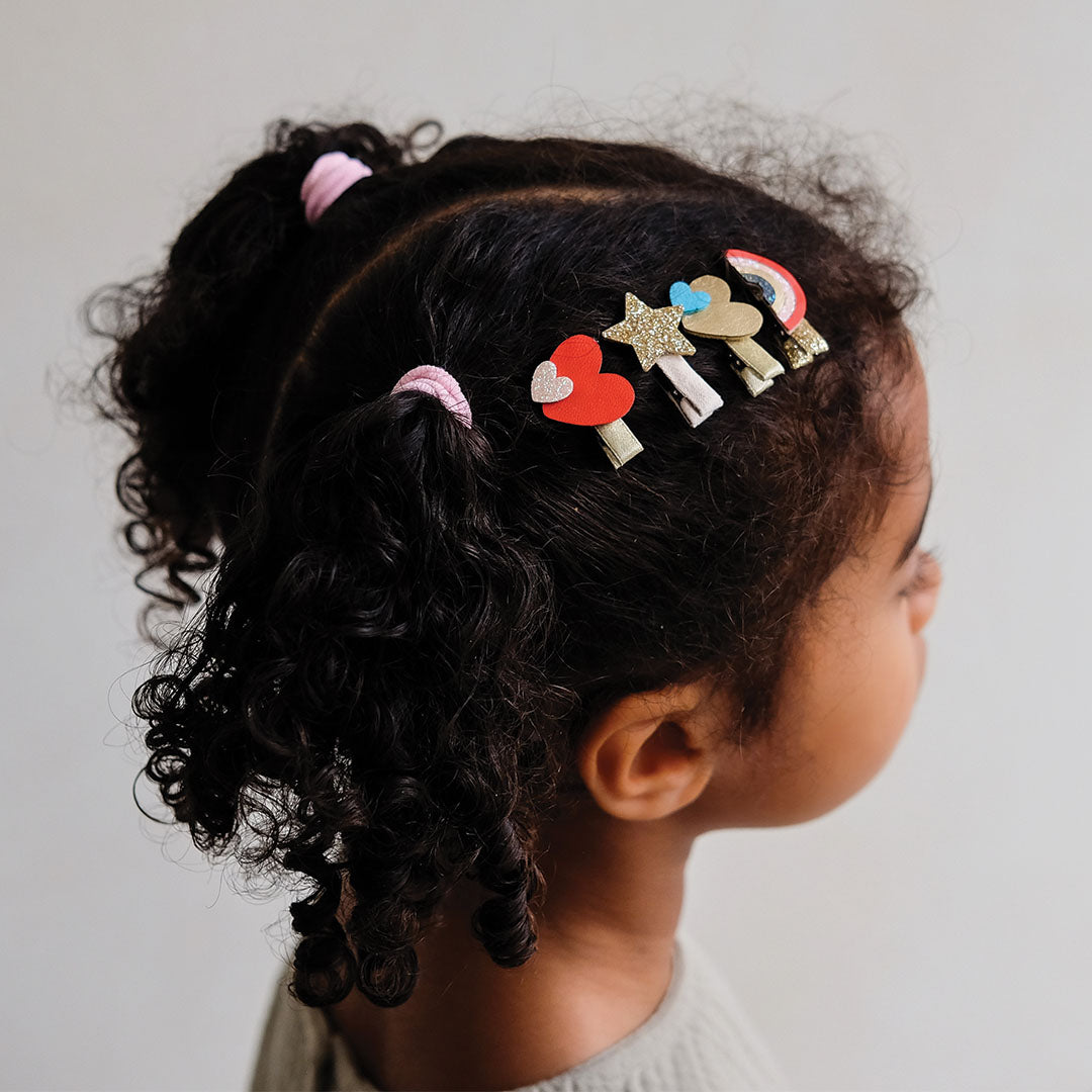 mimi & lula barrettes arc-en-ciel mini - 8 pcs