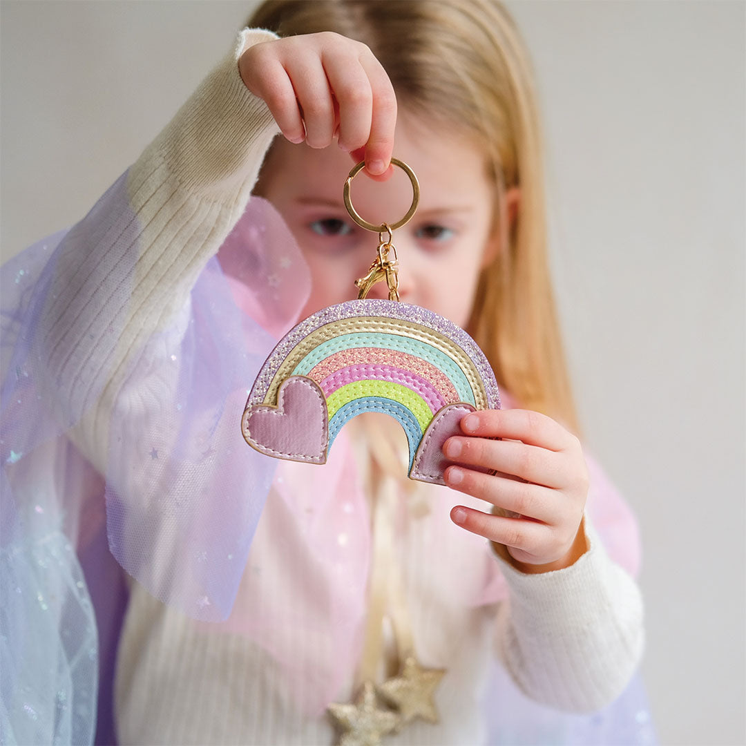 mimi & lula sleutelhanger rainbow - multi | 187004-23 | met Mimi & Lula toilettas | 2