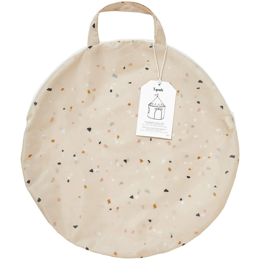 3 sprouts speeltent kasteel cream terrazzo | 107-025-005 | 3