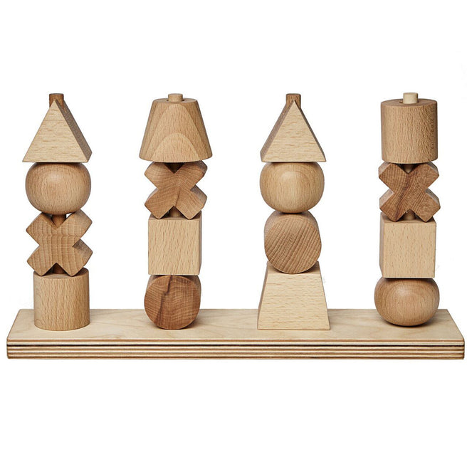 wooden story stapeltorens XL - naturel | WS75 | 