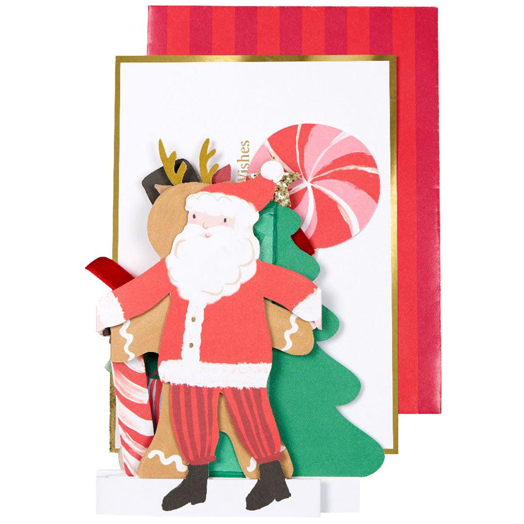 meri meri uitvouwbare kaart jolly christmas | 306385 | 2