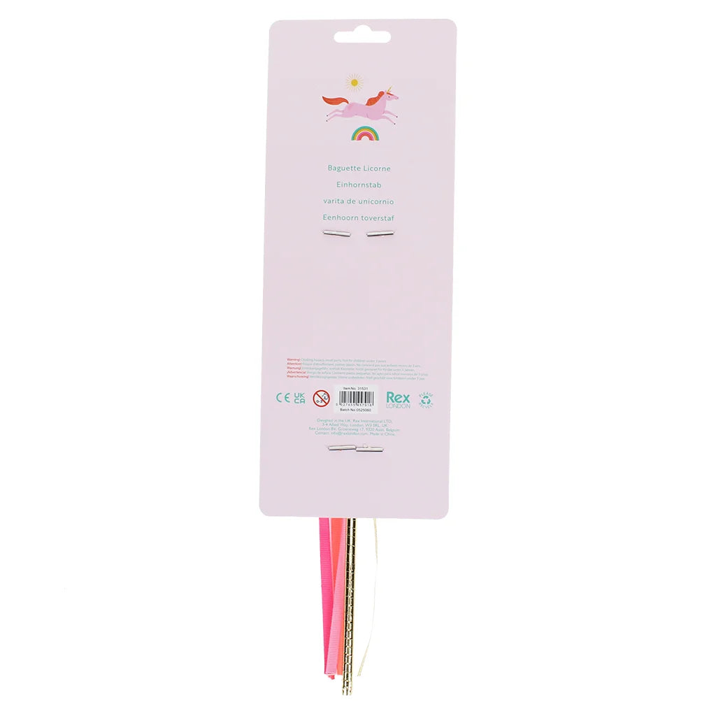 rex london toverstaf glitter - unicorn | REX31531 | 4