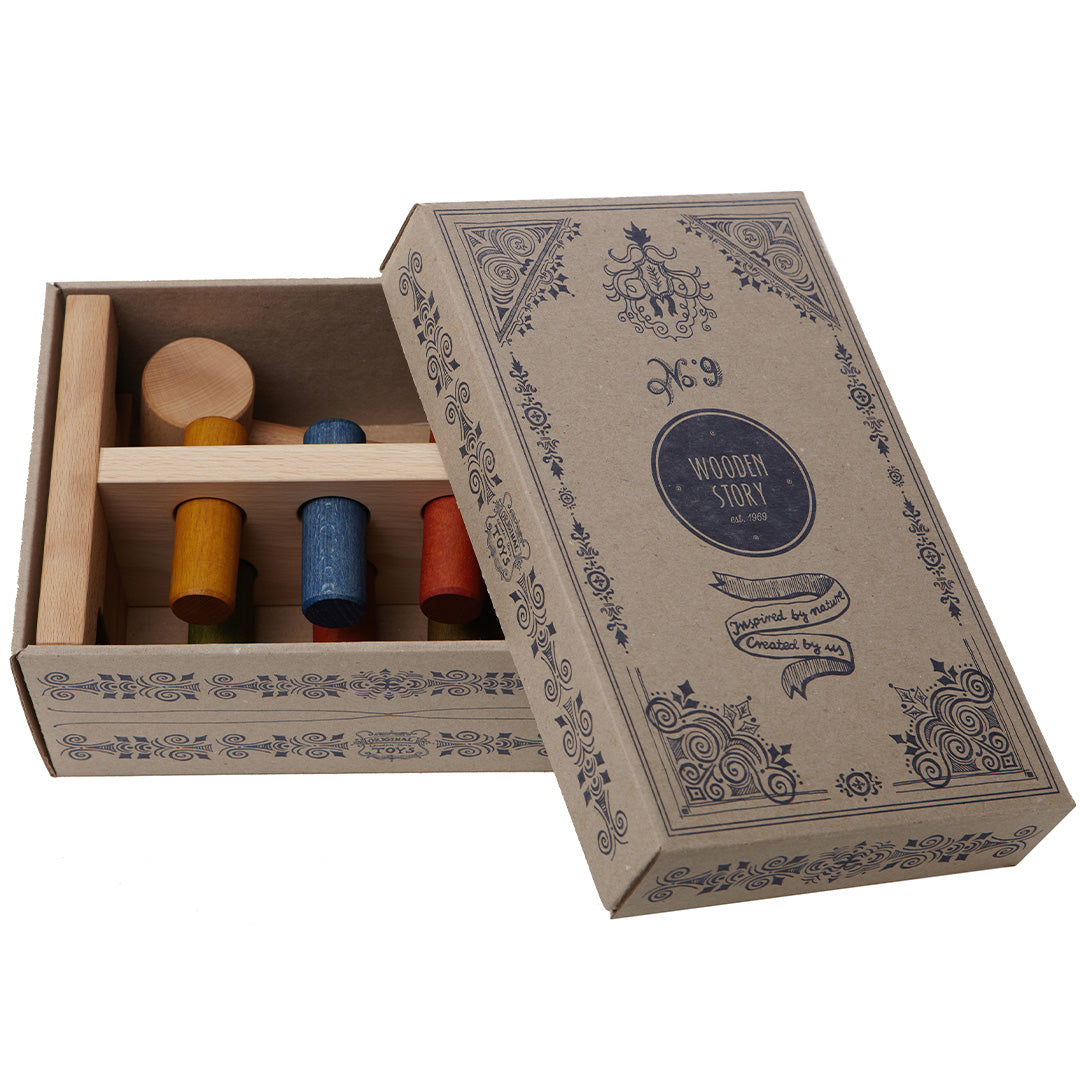 wooden story hamertje tik - regenboog | WS19 | 04