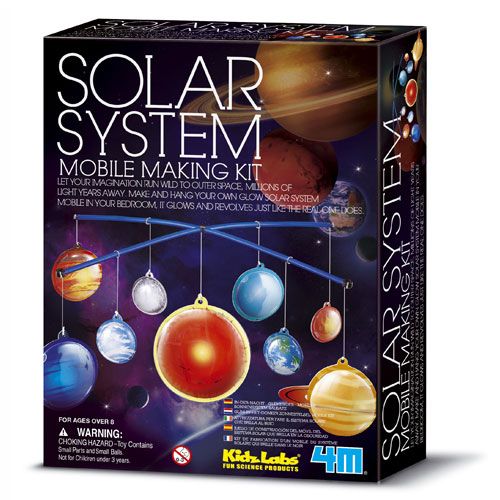 4m bouwset mobiel - zonnestelsel glow-in-the-dark  | 5663225 | 0