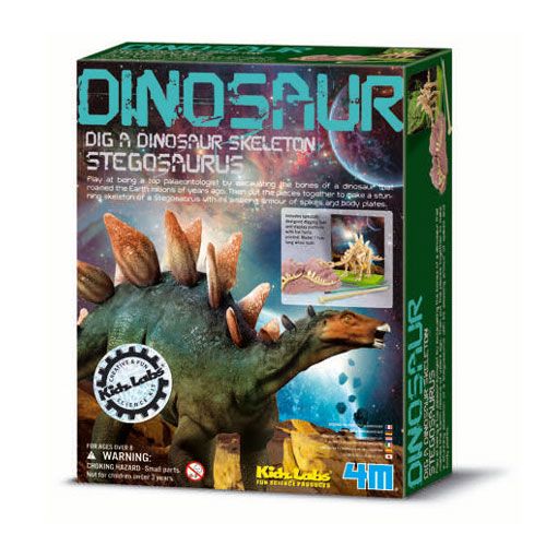 4m dinosaurus graven - stegosaurus | 5603229 | 0