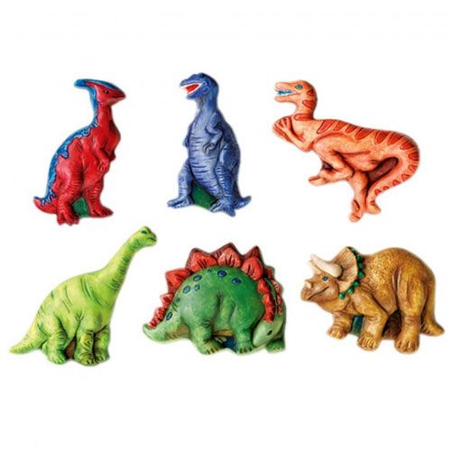4m gips- en verfpakket - dino's glow-in-the-dark | 5603514 | 2