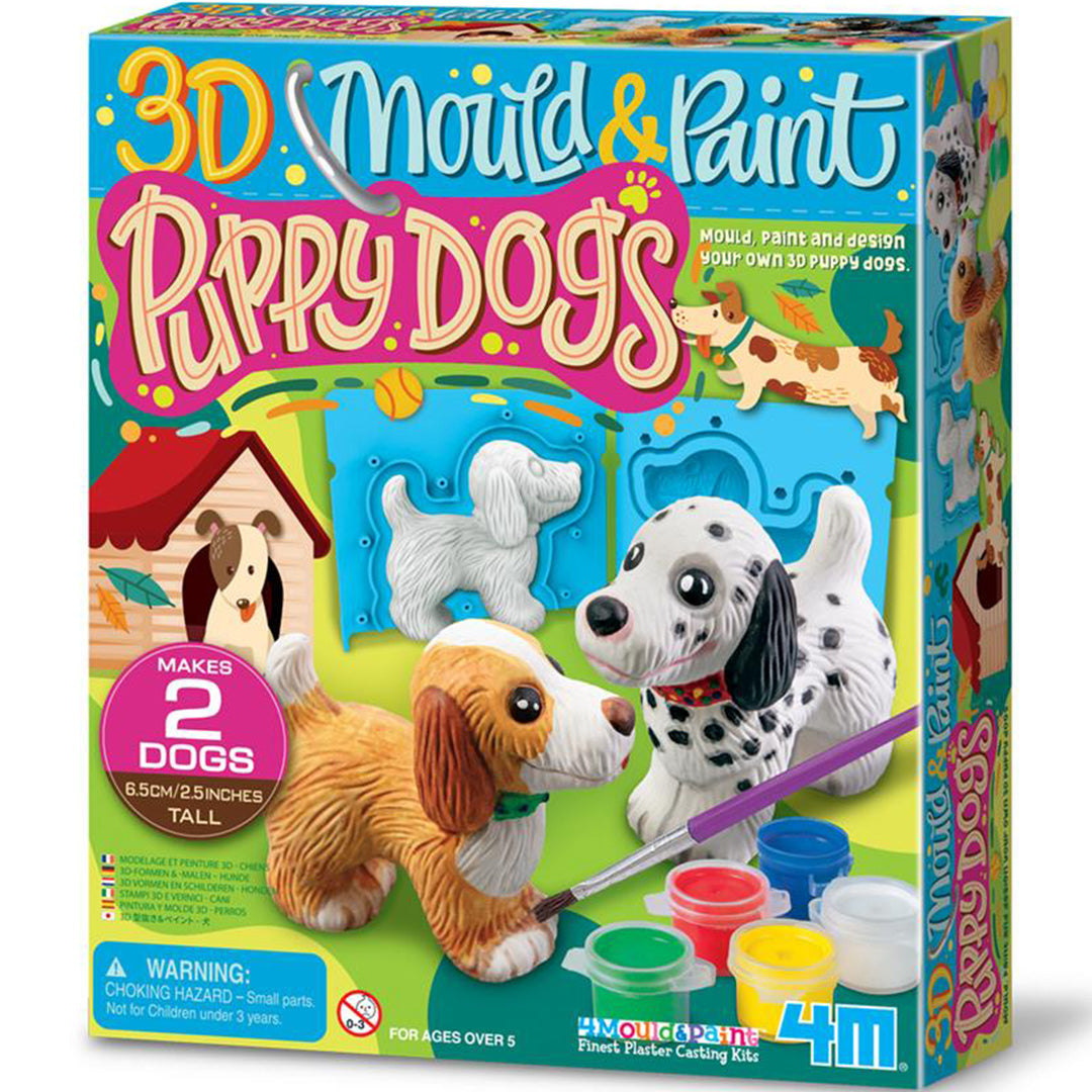 4m gips- en verfpakket - puppy honden | 5604784 | 0