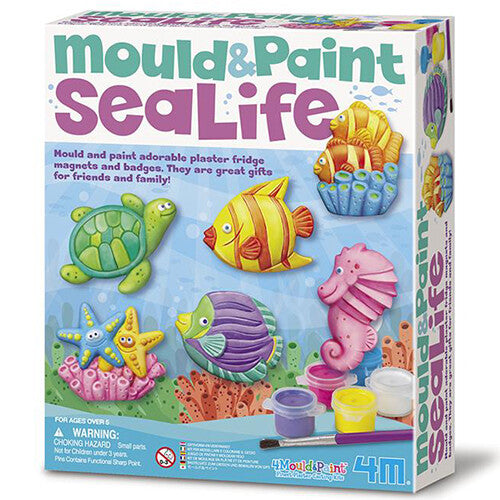 4m gips en verfpakket - zeedieren | 5603511 | 0