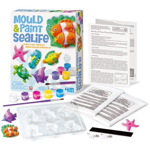 4m gips en verfpakket - zeedieren | 5603511 | 2