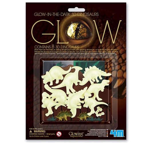 4m glow-in-the-dark dinosaurussen 3D | 5605426 | 0