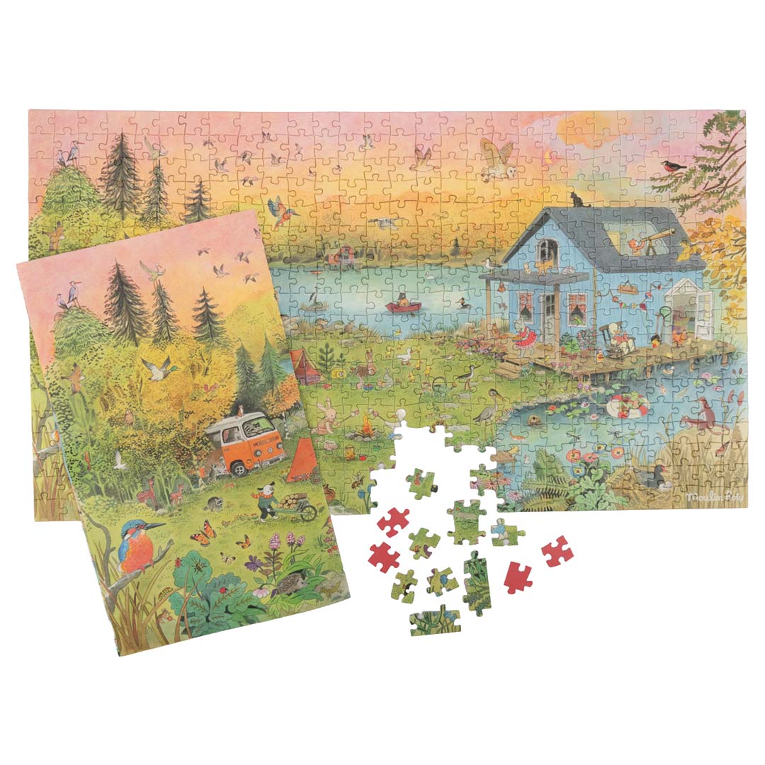 moulin roty puzzel la grande famille - 500st | 632445 | 3
