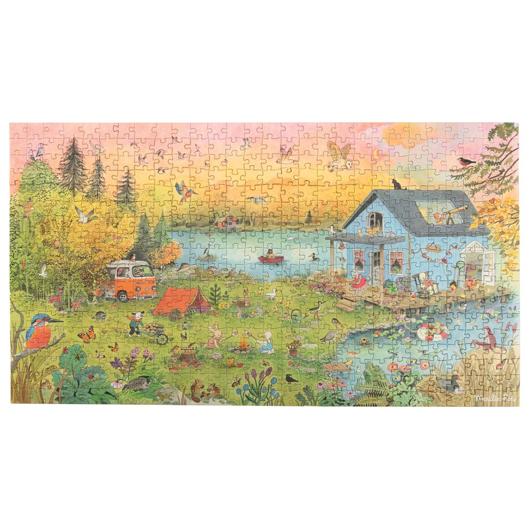 moulin roty puzzel la grande famille - 500st | 632445 | 2