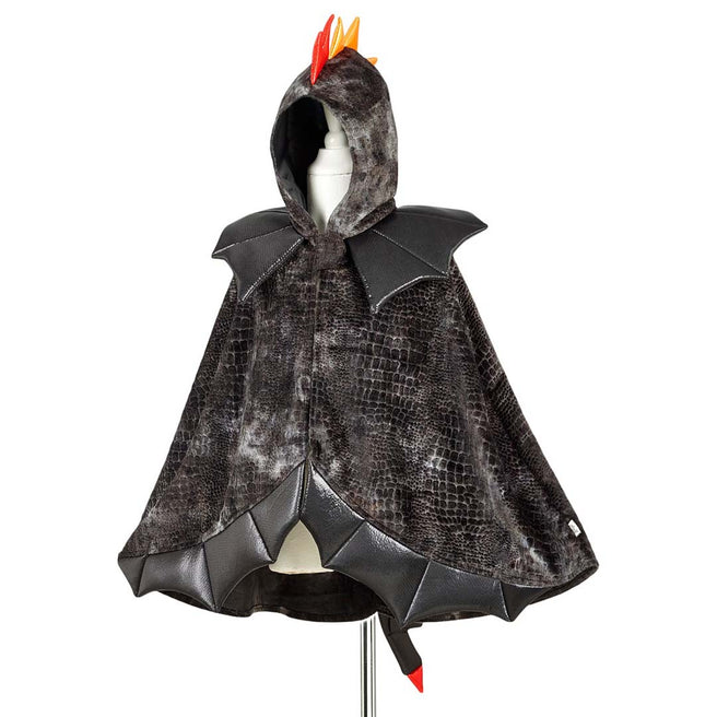souza for kids verkleedcape - draak - zwart - 4-7 jaar | 100840 | 1