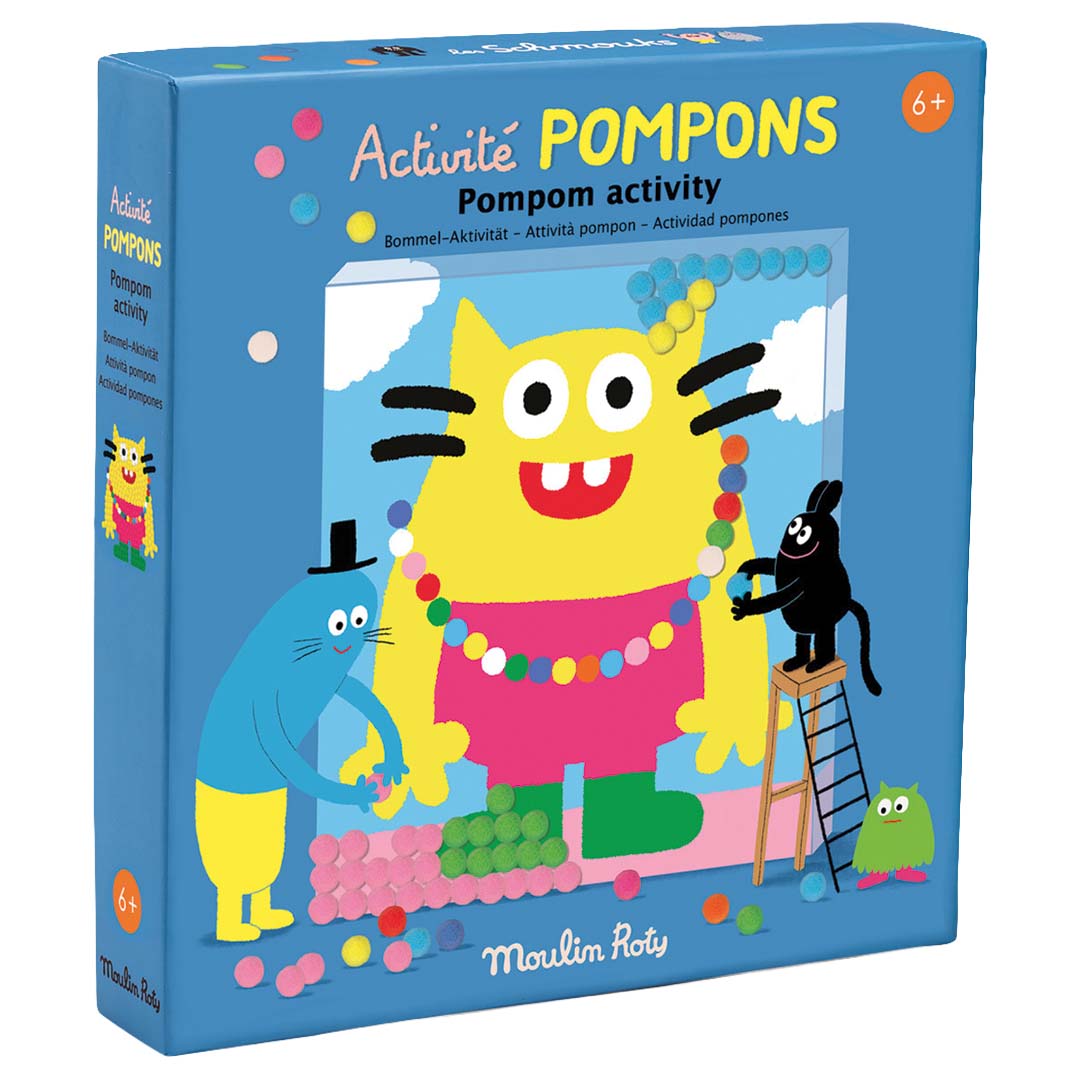 moulin roty  knutselset pompons les schmouks | 716617 | 1