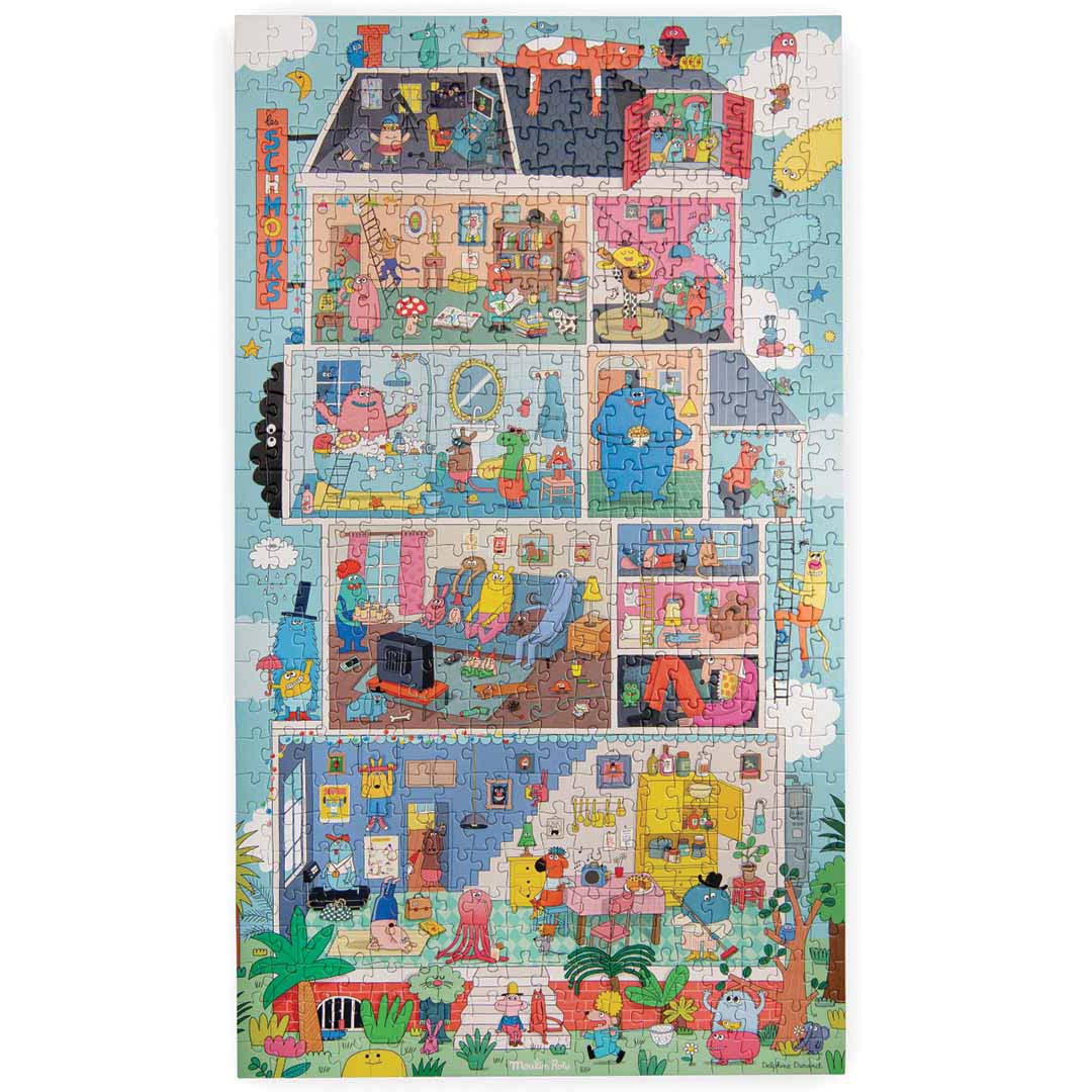 moulin roty puzzel chez les schmouks - 500st | 716619 | 4