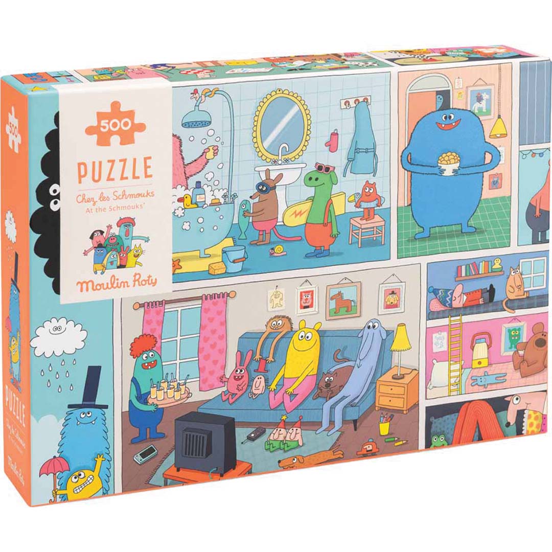 moulin roty puzzel chez les schmouks - 500st | 716619 | 1