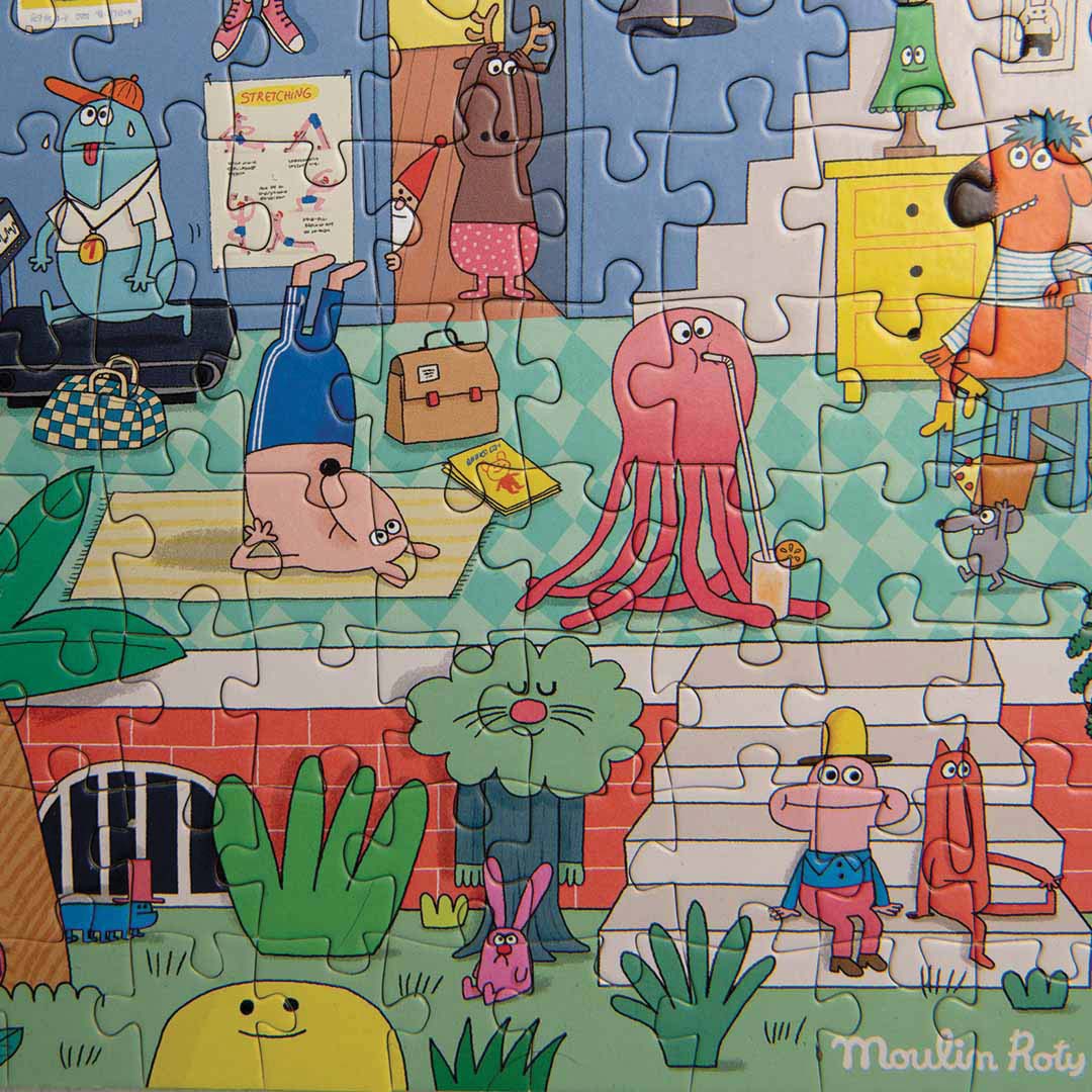 moulin roty puzzel chez les schmouks - 500st | 716619 | 2