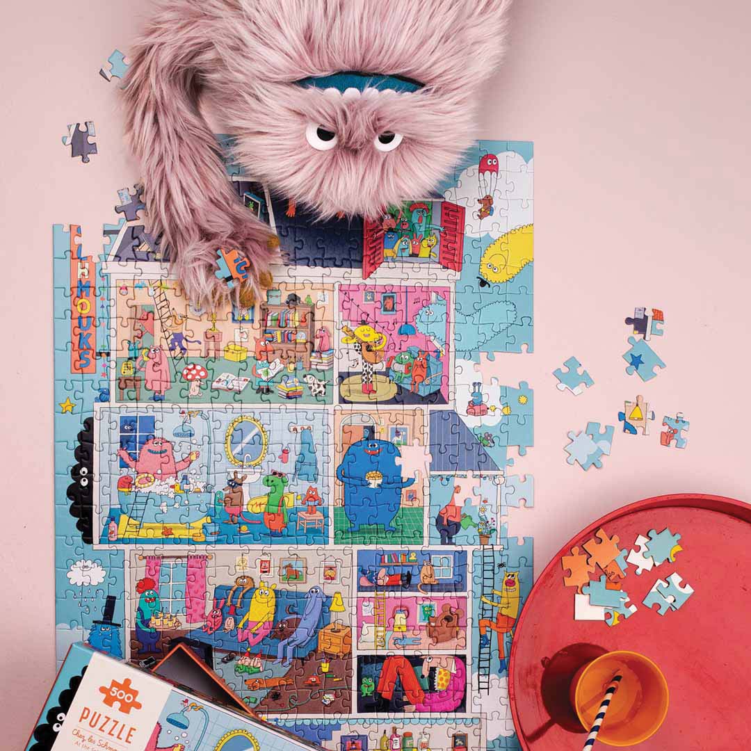 moulin roty puzzel chez les schmouks - 500st | 716619 | 3
