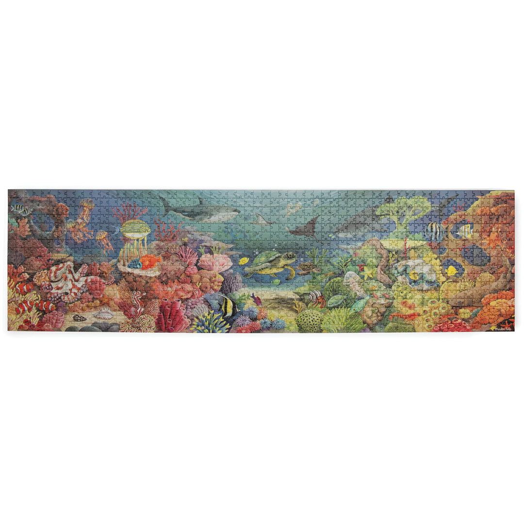 moulin roty puzzel tout autour du monde - koraalrif - 1000st | 719442| 2