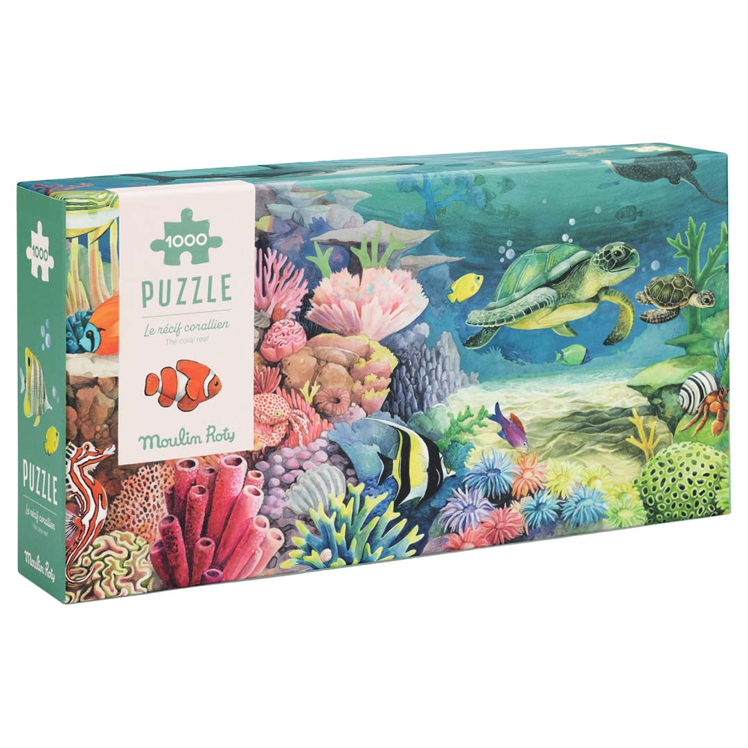 moulin roty puzzel tout autour du monde - koraalrif - 1000st | 719442| 1
