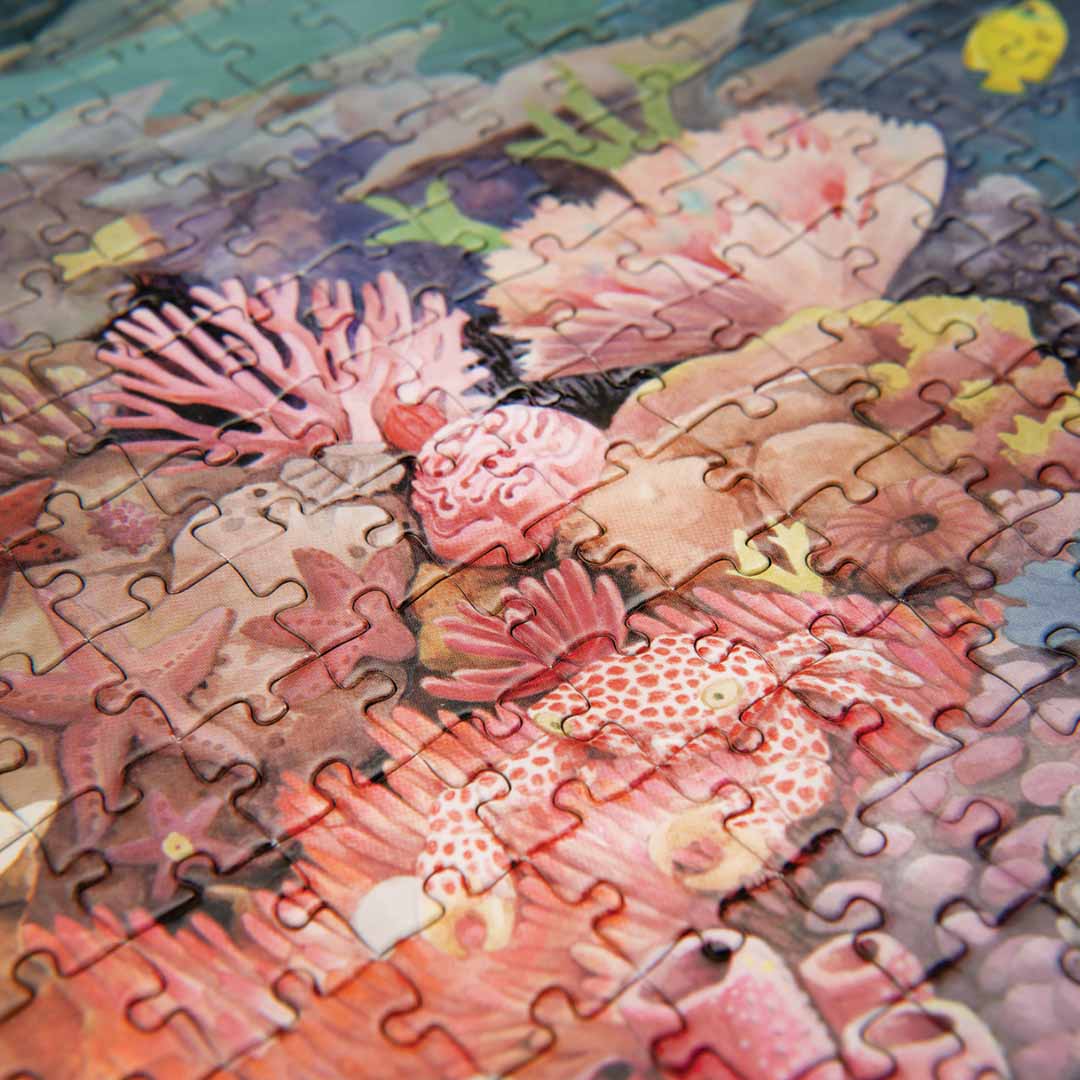 moulin roty puzzel tout autour du monde - koraalrif - 1000st | 719442| 4