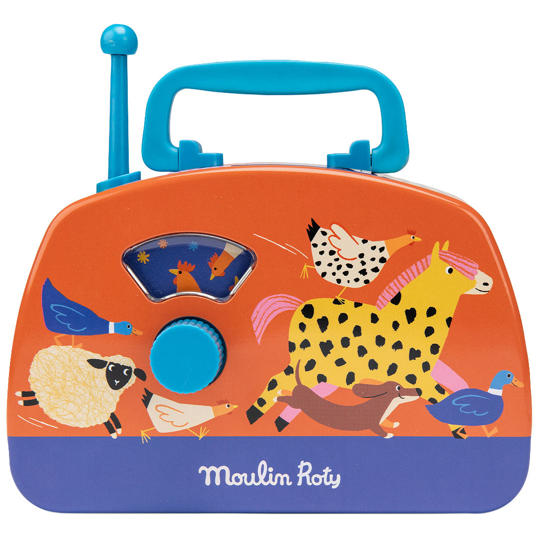 moulin roty muziekdoos radio - dieren | ROTY720500 | 