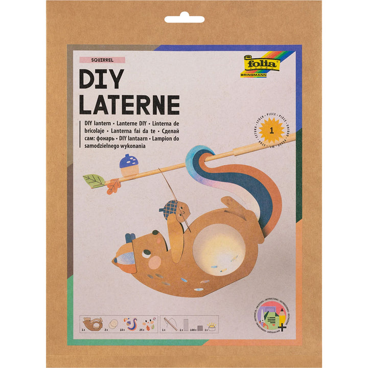 folia knutselset lantaarn eekhoorn | 95302 | 