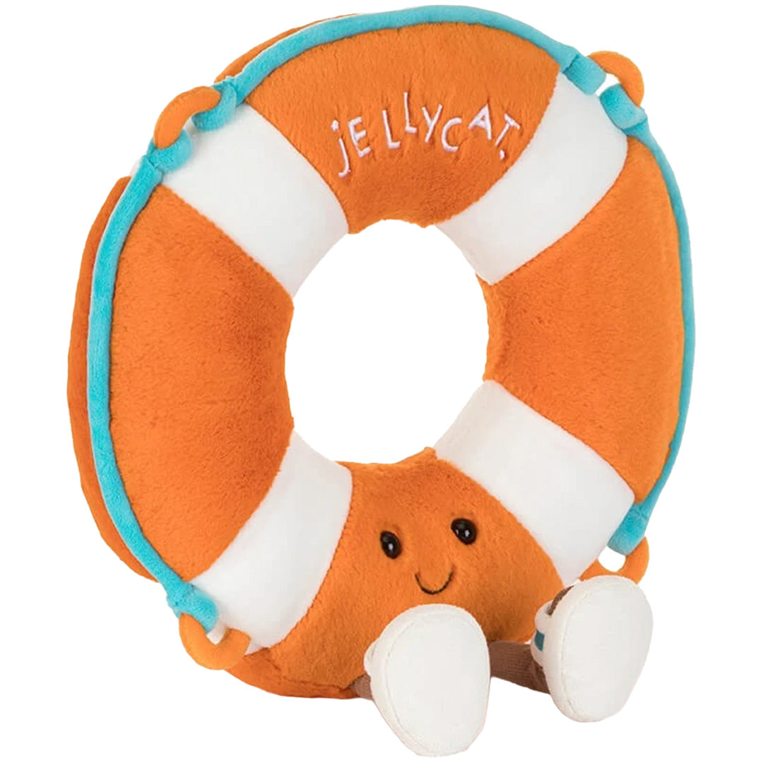 jellycat amuseables knuffelboei life ring - 33 cm | A2LF | 3