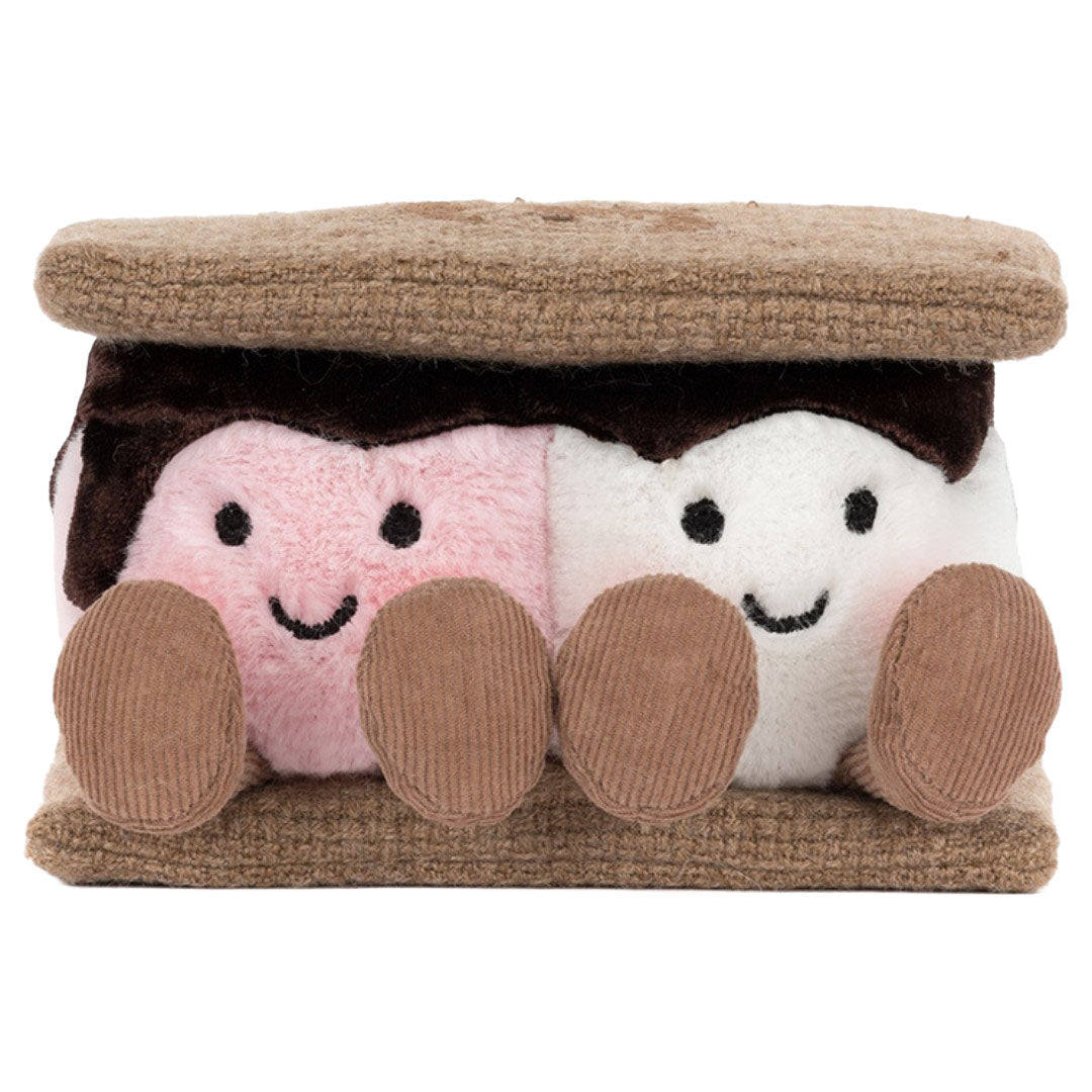 jellycat amuseables knuffelgebak s'mores - 7 cm | A4SMR | 4