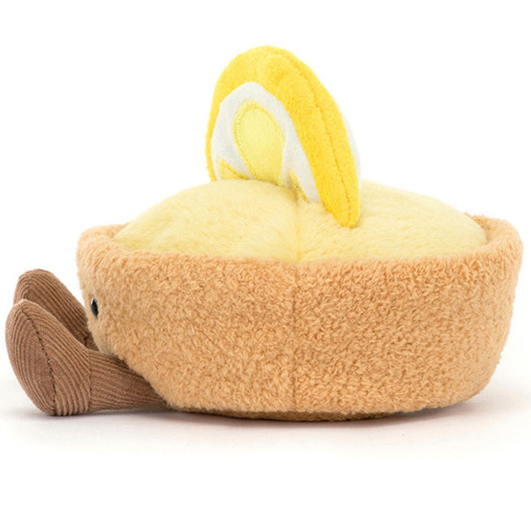 jellycat peluche amuseables gâteau au citron - 11 cm