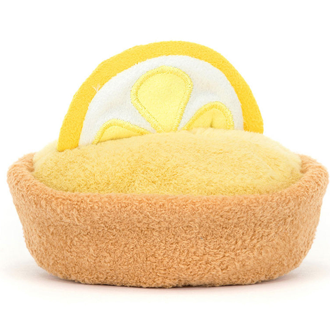 jellycat peluche amuseables gâteau au citron - 11 cm