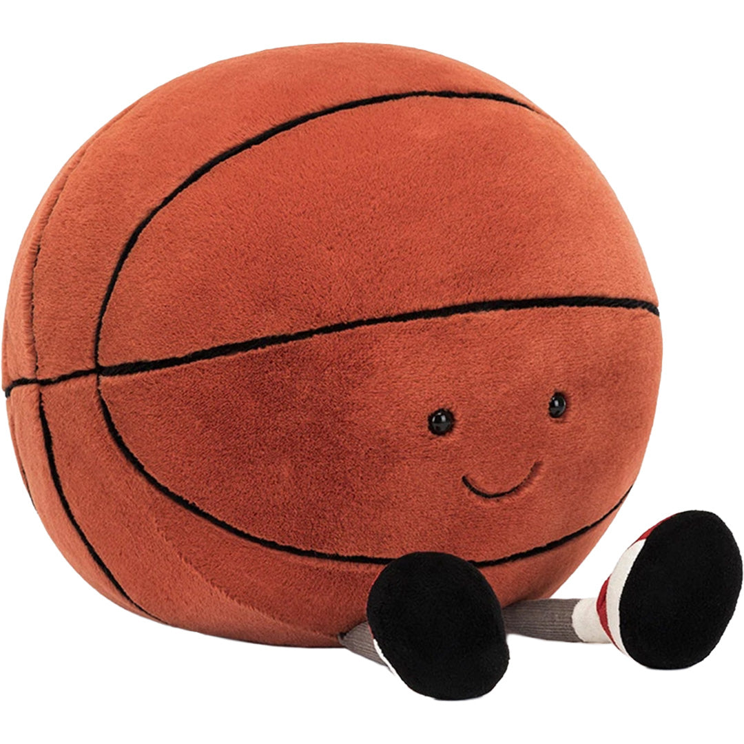 jellycat amuseables knuffelbasketbal - 25 cm | AS2BK | 