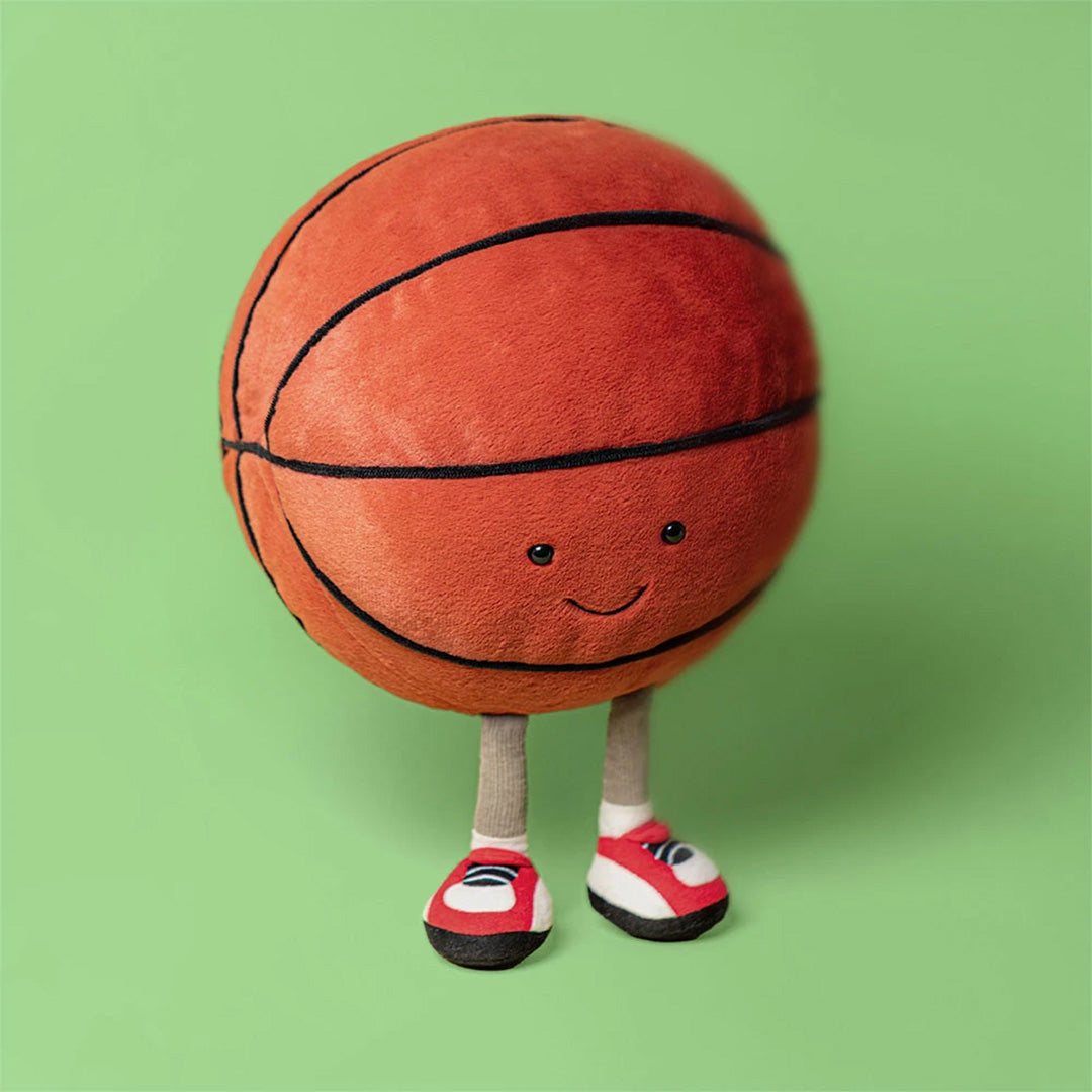 jellycat amuseables knuffelbasketbal - 25 cm | AS2BK | 2