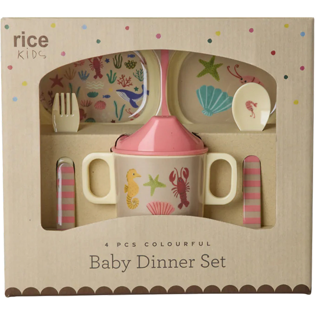 rice kinderservies coral ocean - 4st | BABOX-4ZOCEI | 