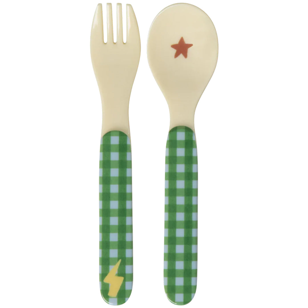rice couverts enfant hero - vert - 2 pcs